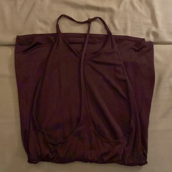 Purple low back Wilfred dress. Size large - Picture 3 of 4